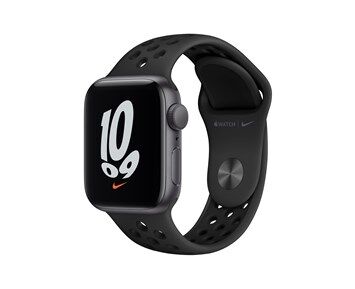 Apple Watch Nike SE GPS + Cellular, 40mm Space Grey Aluminium Case with Anthracite/Black Nike Sport Band - Regular