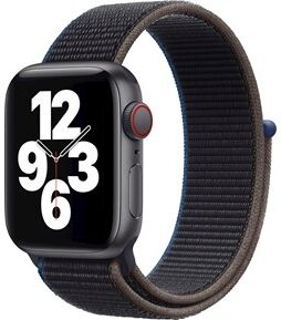 Apple Watch SE GPS + Cellular, 40mm Space Gray Aluminium Case with Charcoal Sport Loop