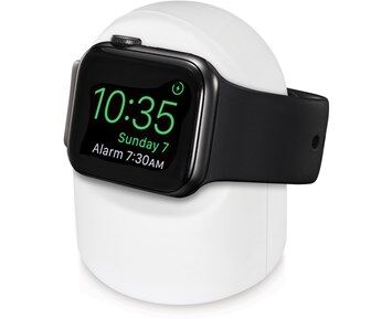 Andersson Silicone Apple Watch Night Stand White