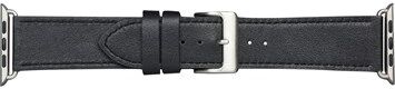 Apple dbramante1928 COPENHAGEN - WATCH STRAP 44MM - BLACK/SILVER