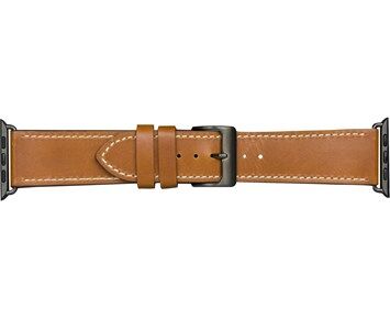 Apple dbramante1928 COPENHAGEN - WATCH STRAP 44MM - TAN/SILVER