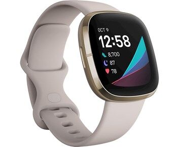 Sony Ericsson Fitbit Sense Lunar White/Soft Gold