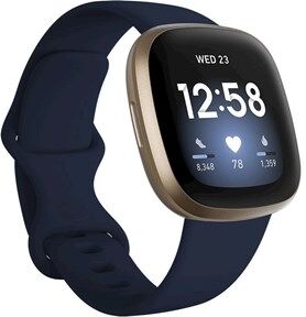 Sony Ericsson Fitbit Versa 3 Midnight/Soft Gold