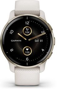 Garmin Venu 2 Plus White and Cream Gold