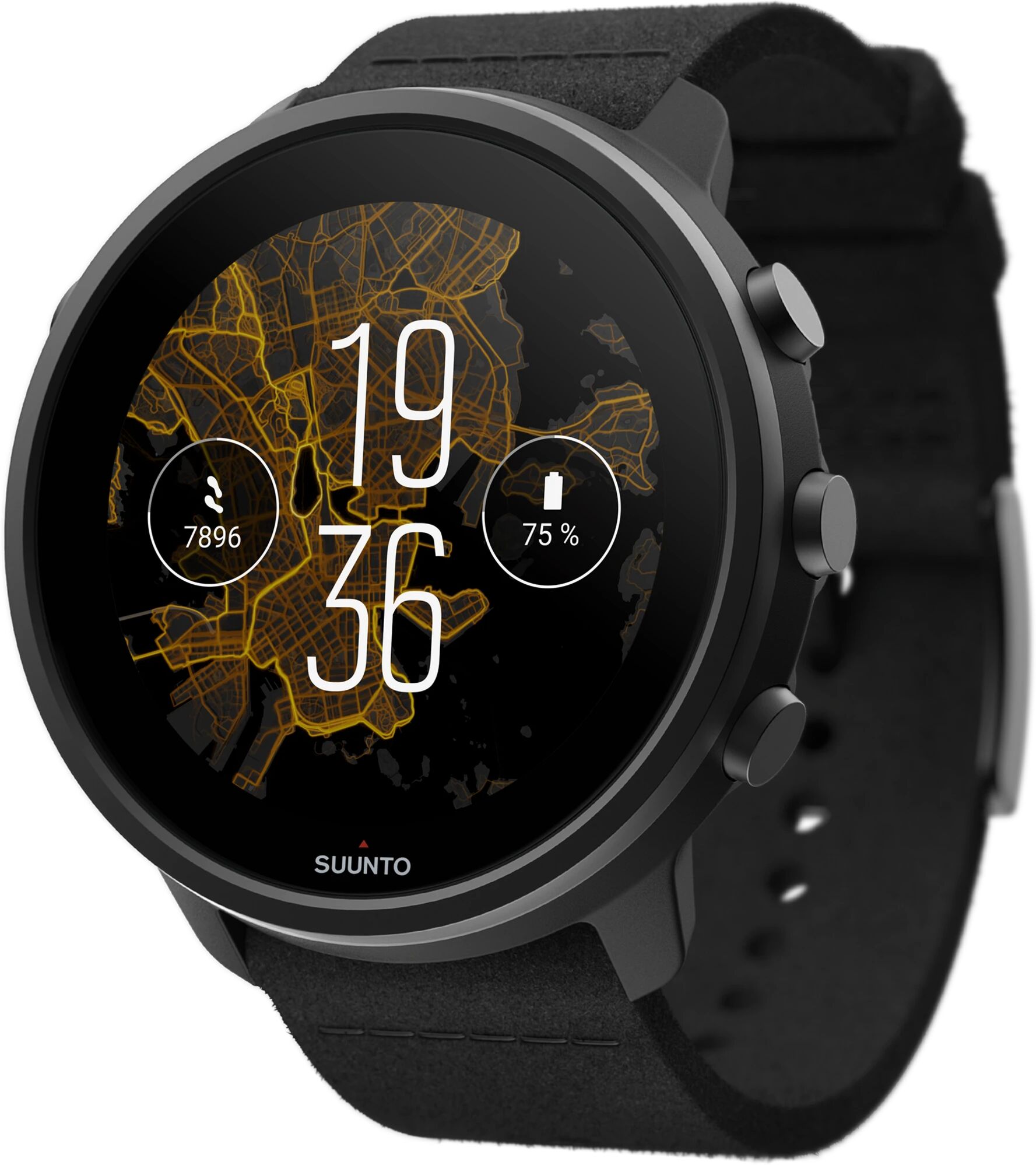 Suunto 7 Matte Black Titanium, multisportklokke unisex STD MATTE BLACK