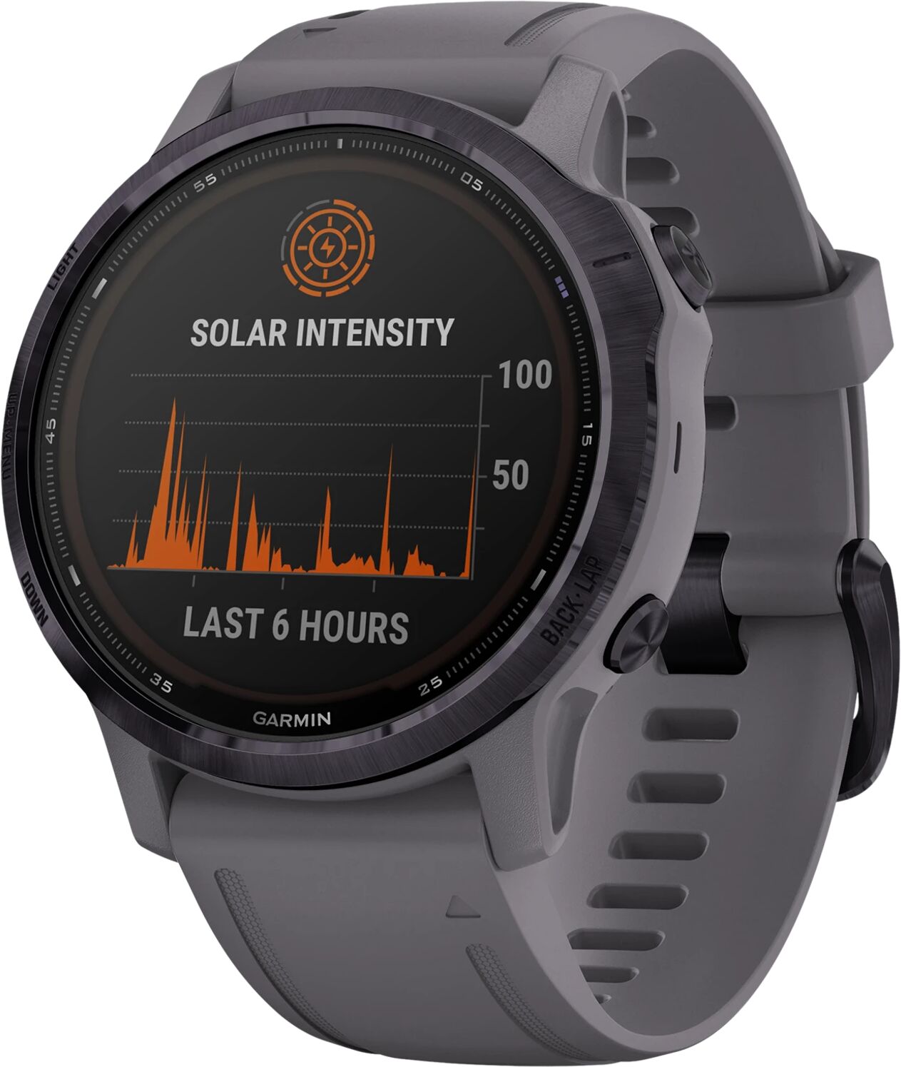 Garmin Fenix 6S Pro Solar, multisportklokke unisex STD AMETHYST