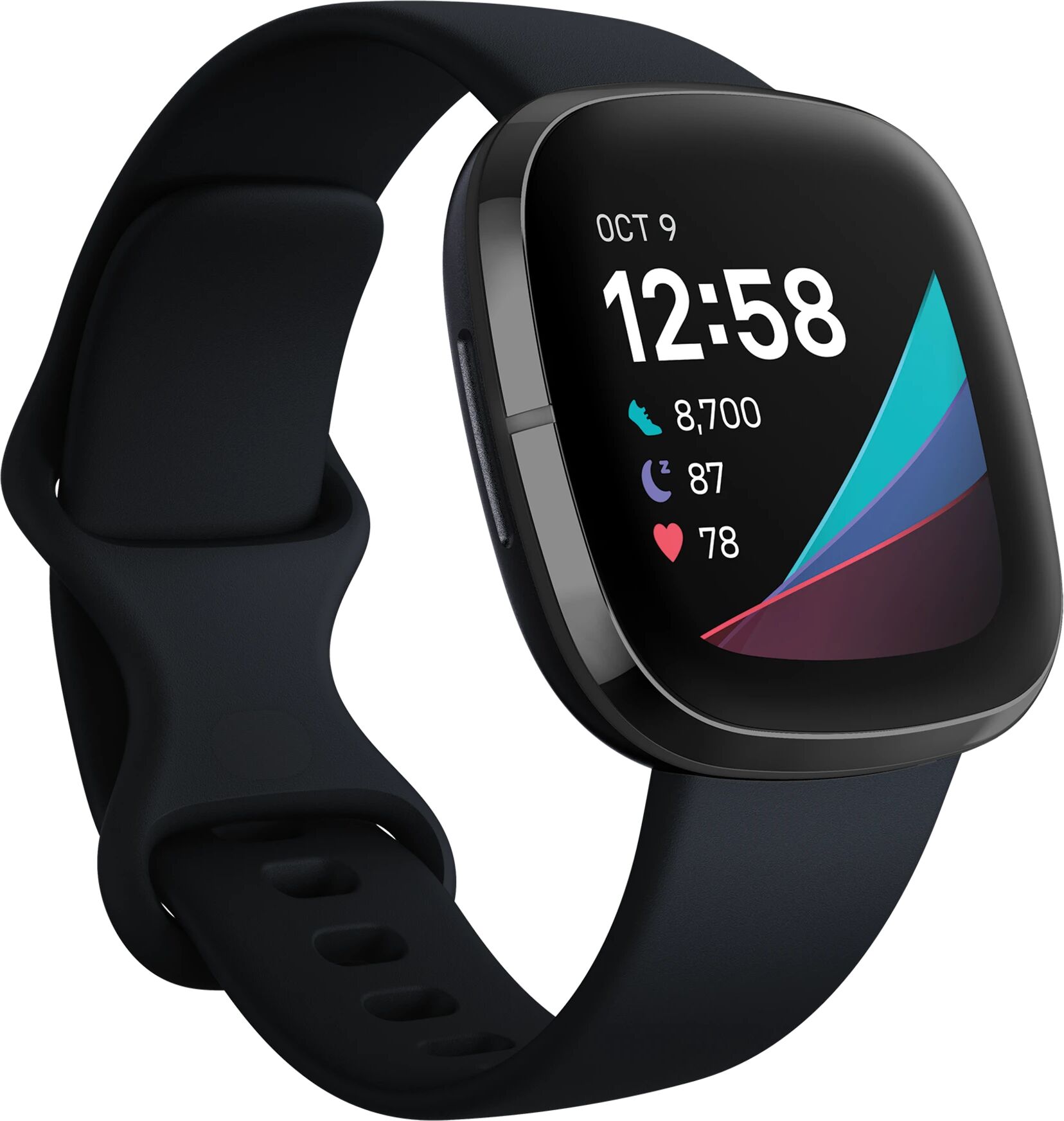 Fitbit Sense Carbon/Graphite, smartklokke, unisex  STD Carbon/Graphite