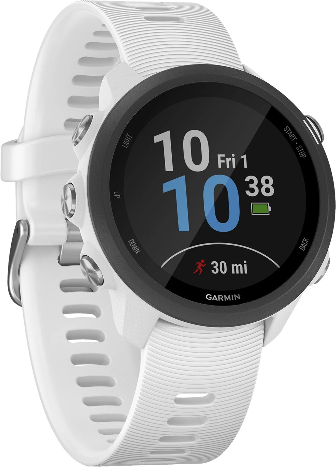 Garmin Forerunner 245 Music, løpeklokke STD WHITE/BLACK