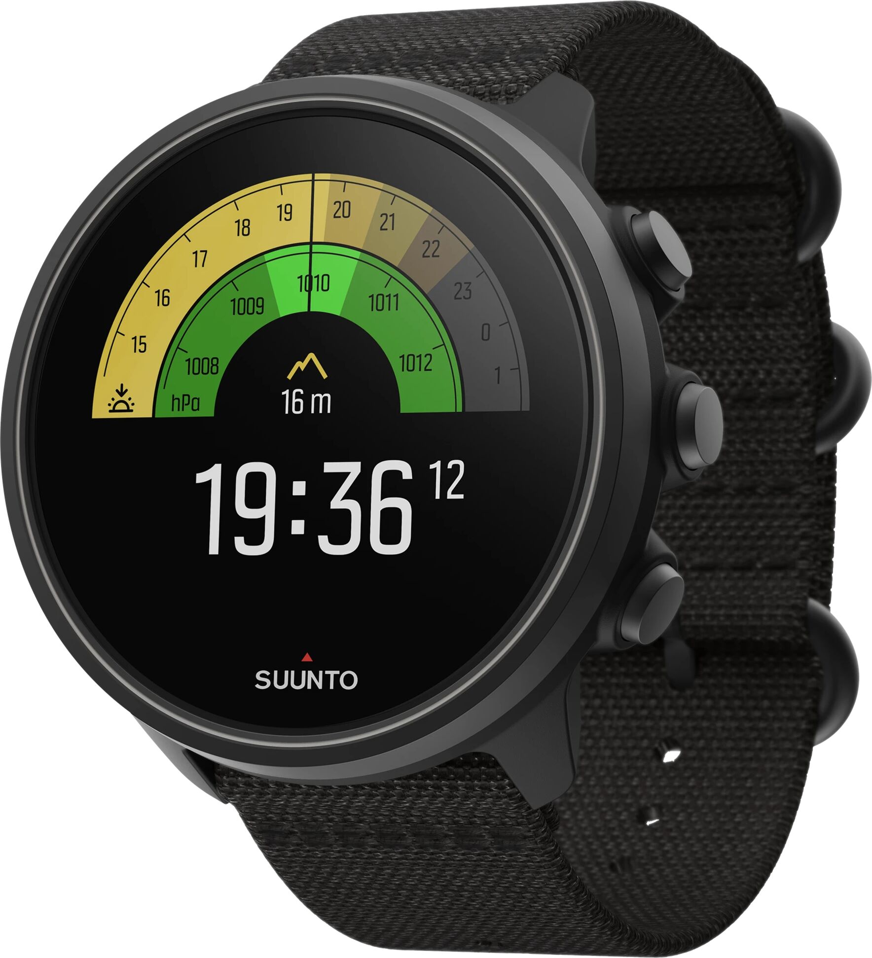 Suunto 9 G1 Baro Titanium, multisportklokke med GPS STD Charcoal Black Tita