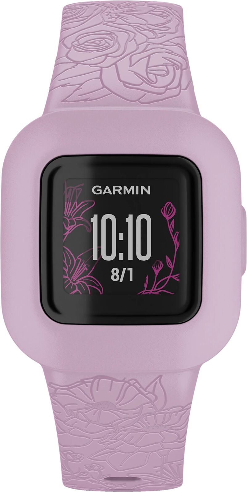 Garmin Vivofit jr3, Floral Pink, avansert aktivitetsmåler for barn STD Pink