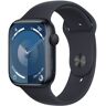 Apple Watch Series 9 45mm Midnight Aluminiumcom Bracelete Midnight Sport Band - M/l