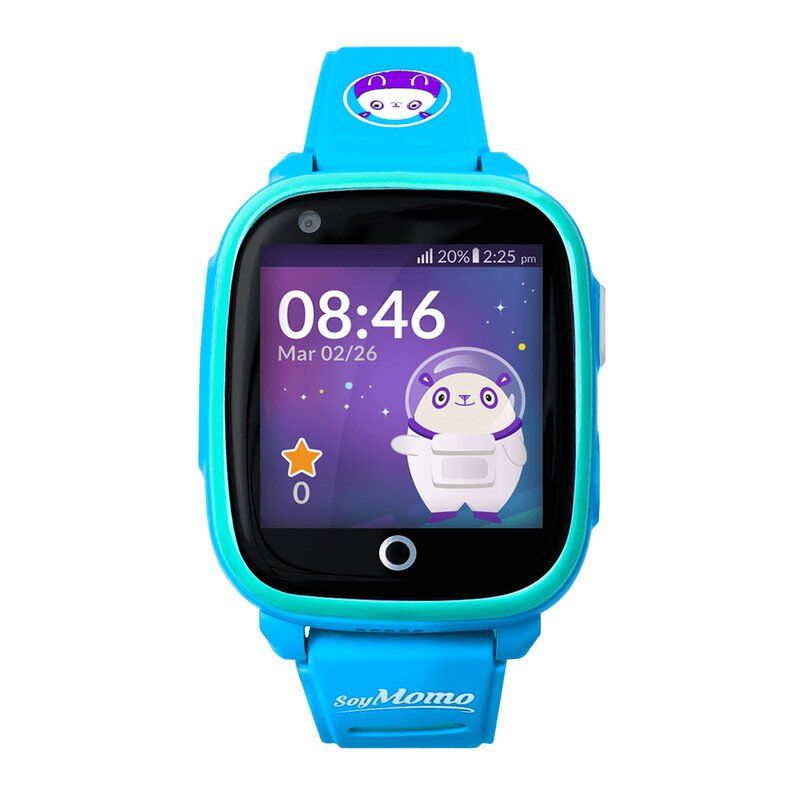 Soymomo space 4g  smartwatch para crianças azul