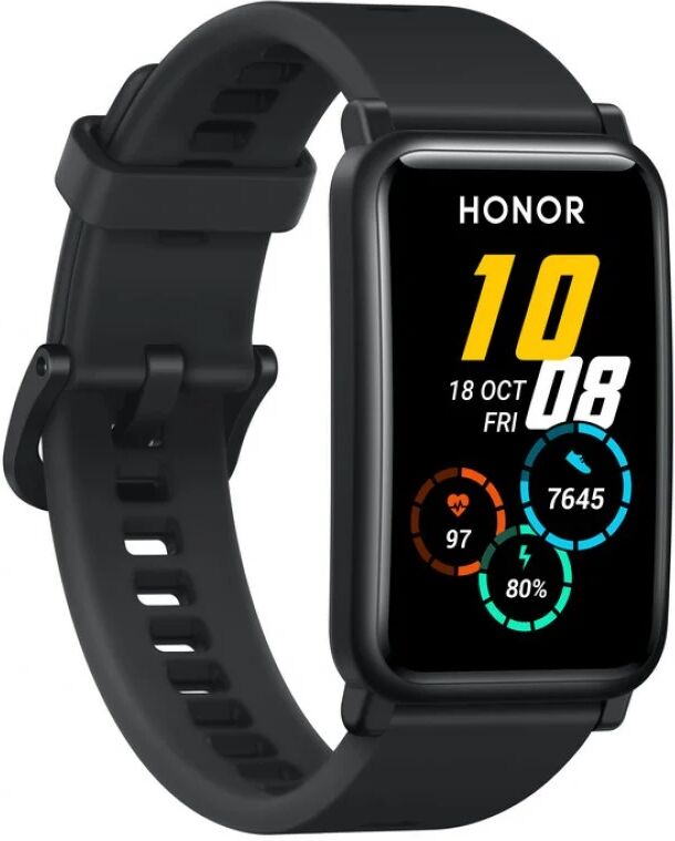 Honor watch es smartwatch meteorite black