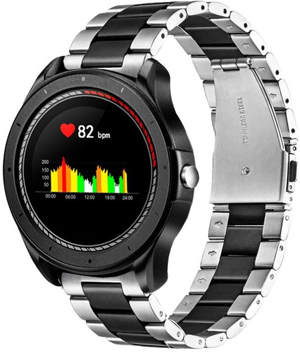 Cool Smartwatch Bristol Silver Metal Edition (Temp. Co.