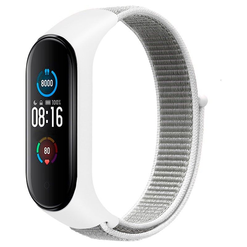 Xiaomi Pulseira Nylon P/ Pulseira Mi Band 5 E Mi Band 6 (branco) - Xiaomi