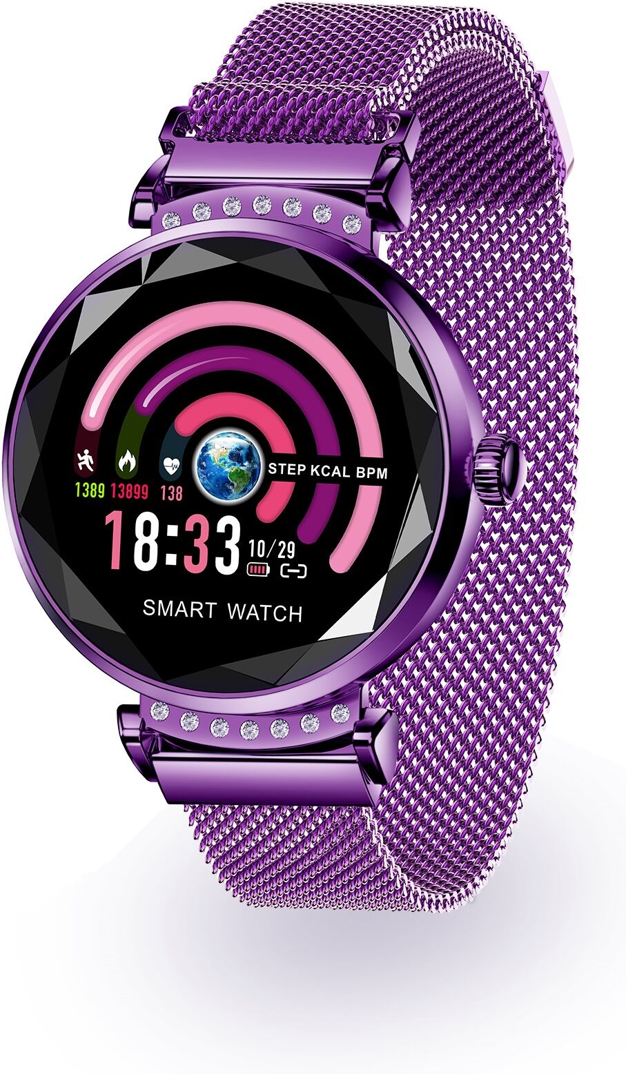 Watchuu Smartwatch Cleopatra C/ Bluetooth E Controlo De Ovulação (roxo) - Watchuu