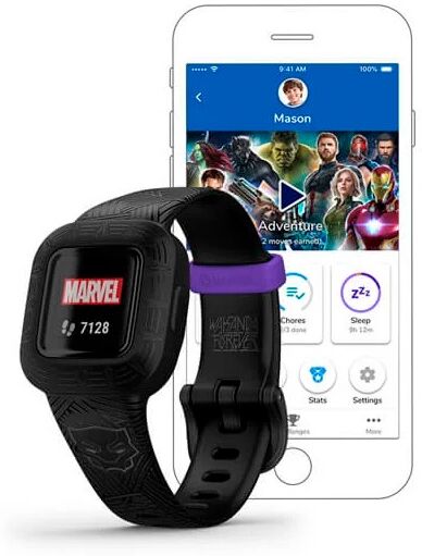 Garmin Smartband Vívofit Jr. 3 Pantera Negra Da Marvel (preto) - Garmin