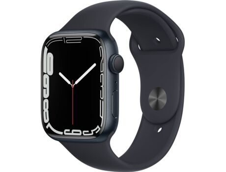 Apple Watch Series 7 GPS 41 mm Meia-noite com Bracelete Desportiva Meia-noite