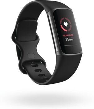 Fitbit Pulseira Desportiva Charge 5 (Bluetooth - Até 7 dias de autonomia - À prova de água - Preto)