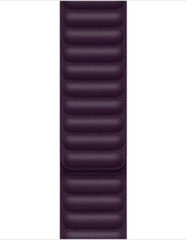 Apple Bracelete Watch 41 mm M/L Elos em Pele Cereja Escura