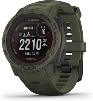 Garmin Relógio Desportivo Instinct Solar (Bluetooth - até 54 dias de autonomia com energia solar - Verde)