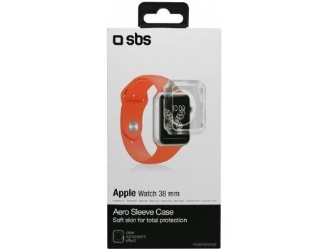 Sbs Capa Aero Apple Watch 38mm Transparente