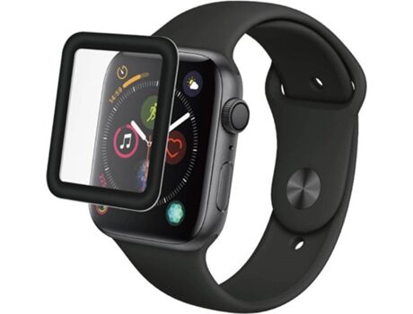 Muvit Película Vidro Temperado Apple Watch S4 44mm MUTPG0487 Preto