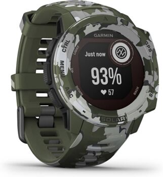 Garmin Relógio Desportivo Instinct Solar (Bluetooth - até 54 dias de autonomia com energia solar - Verde)