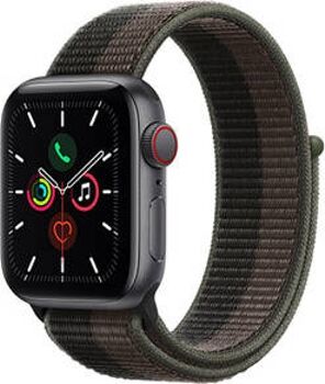 Apple Watch SE GPS+Cellular 40 mm Cinzento Sideral com Loop Desportiva Tornado/Cinzento