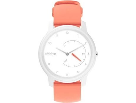 Withings Relógio Desportivo WITHING Move (Bluetooth - Até 18 meses de autonomia - Coral)