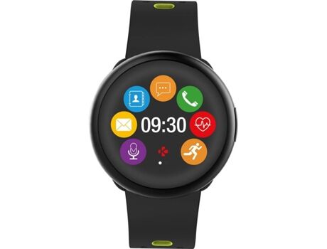 Mykronoz Smartwatch MY KRONOZ ZeRound 2HR Premium Preto, Amarelo