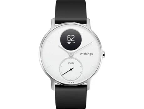 Withings Relógio Desportivo Steel HR36mm (Bluetooth - Até 25 meses de autonomia - Branco)