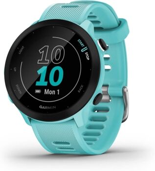 Garmin Relógio Desportivo Forerunner 55 (Bluetooth - Até 15 dias de autonomia - Azul)