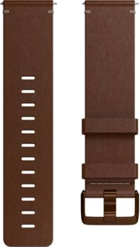 Fitbit Bracelete Versa Horween Leather Band (Para Versa - Castanho)