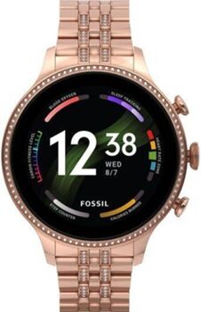 Michael Kors Smartwatch FOSSIL Gen 6 FTW6077 42mm Rosa dourado