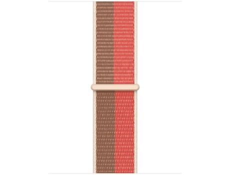 Apple Bracelete Watch 45 mm Loop Desportiva Toranja Rosa/Bronze