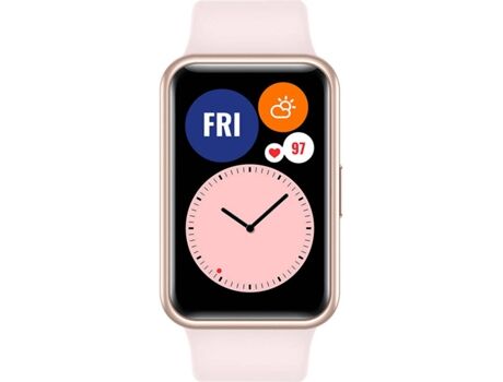 Huawei Relógio Desportivo Watch Fit Active (Bluetooth - Até 10 dias de autonomia - Rosa)