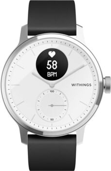 Withings Relógio Desportivo Scanwatch (42mm - SpO2 - Branco)