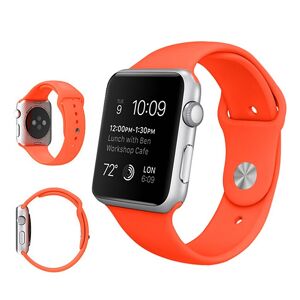 Kamda Armband för Apple Watch 38/40/41mm silikon Orange