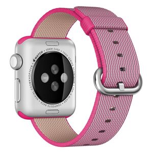 Kamda Armband för Apple Watch 42/44/45mm vävd nylon Rosa