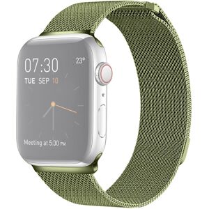 Kamda Metallarmband Milanese Loop för Apple Watch 38/40/41mm Grön