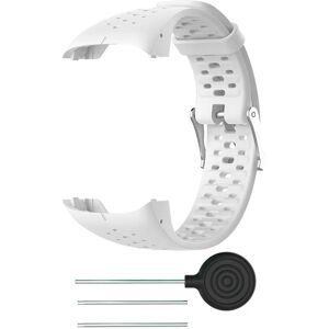 Tiera Polar M430 vit silikonarmband