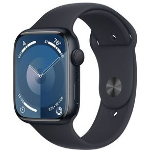 Apple Watch Series 9 GPS 45mm Midnight Aluminium Case with Midnight Sport Band - S/M