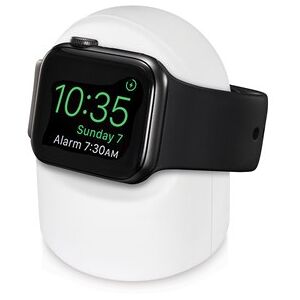 Andersson Silicone Apple Watch Night Stand White