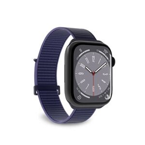 Puro Apple Watch Band 42-49 mm nylon wristband, S. Blue