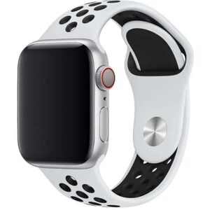 SES Sportovní silikonový řemínek pro chytré hodinky Apple Watch SE 44 mm (2023) - čierny