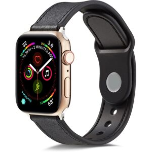 PROTEMIO LEATHER Apple Watch 8/7 (41 mm) / 6 / SE / 5 / 4 (40 mm) / 3 / 2 / 1 (38 mm) čierny