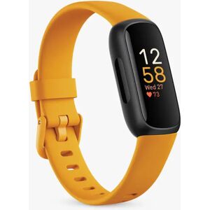 Fitbit Inspire 3 Health and Fitness Tracker with Heart Rate Monitor - Black/Morning Glow - Unisex