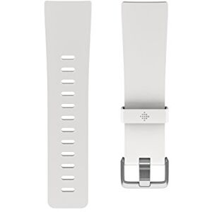 Fitbit Unisex Versa Smartwatch Accessory Band, White, Large