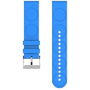 LOTOAK 20mm Width Silicone Watch Band Compatible With Suunto 3 Fitness Strap Sport Silicone Replacement Wristband Compatible With Suunto 3 Fitness Watchband (Color : Blu)